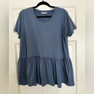 Entro baby doll top short sleeve Large